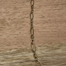 Go Dutch Label ketting | schakel goud.