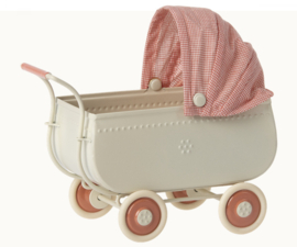 Maileg kinderwagen micro | koraal