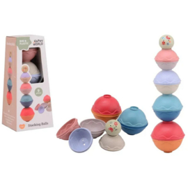 happy world bioplastic stapelballen