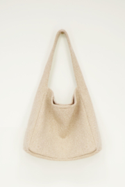 My jewellery Beige bouclé shopper
