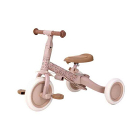 Little Dutch Driewieler met duwstang Fairy Floral