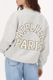 My jewellery Grijze sweater "Atelier paris"