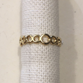 My Jewellery ring | verstelbare ring open rond goud.