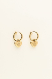 My jewellery oorbellen clips hartje goud