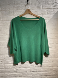 TILTIL Amber knitted top one size | prato green