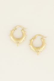 My Jewellery oorbellen | chuncky oorringen goud