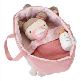 Little Dutch babypop in mandje | Rosa