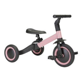 loopfiets 4 in 1 driewieler kaya | roze