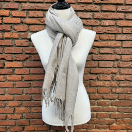 Just a touch sjaal taupe