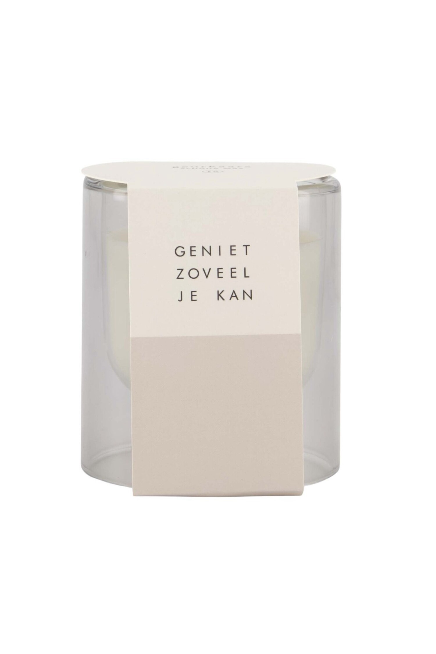 Zusss geurkaars glas S zand