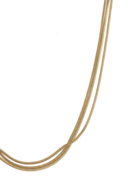 rose en camellia ketting snake schakel 3x