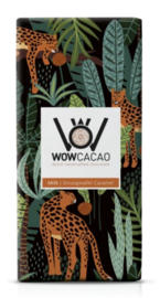 WOW cacao chocolade reep | stroopwafel caramel milk