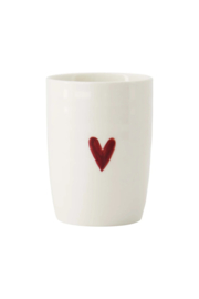 zusss koffiemok hartje wit rood
