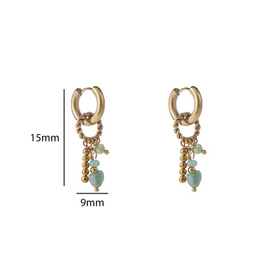 Go Dutch Label oorbellen summerhoop - 14k