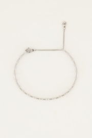 My Jewellery armband | mix bangle bolletjes zilver