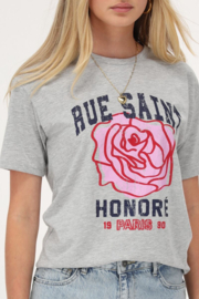 My Jewellery grijs T-shirt "Rue Saint Honore"