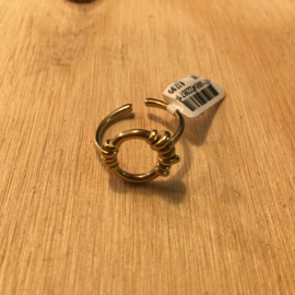 My Jewellery ring | verstelbare ring rond goud.