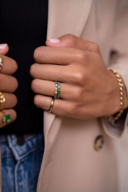 My jewellery ring | goud vintage ring mutikleur.