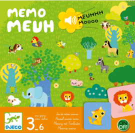 Djeco spel | memo meuuuh memorie met geluid