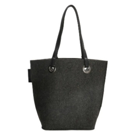 Zebratrends Shopper | vilt antraciet