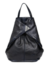 Bear design vouwugzakje 'Lisa' black