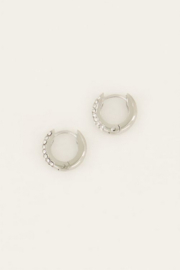 My Jewellery oorbellen | oorringen met steentjes zilver