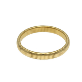 Camps & Camps armband Classic Ribbed Bangle goud