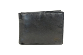 Bear design herenportemonnee Billfold 'Joep' black