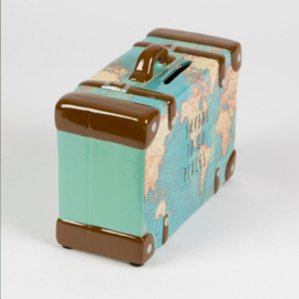 sass & belle spaarpot | koffer
