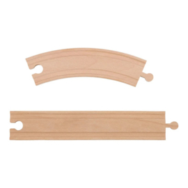 Little Dutch Houten hijskraan Treinbaan