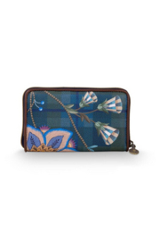 Pip Studio Willow Wallet Flores Felices Dark Blue 18x3x11cm
