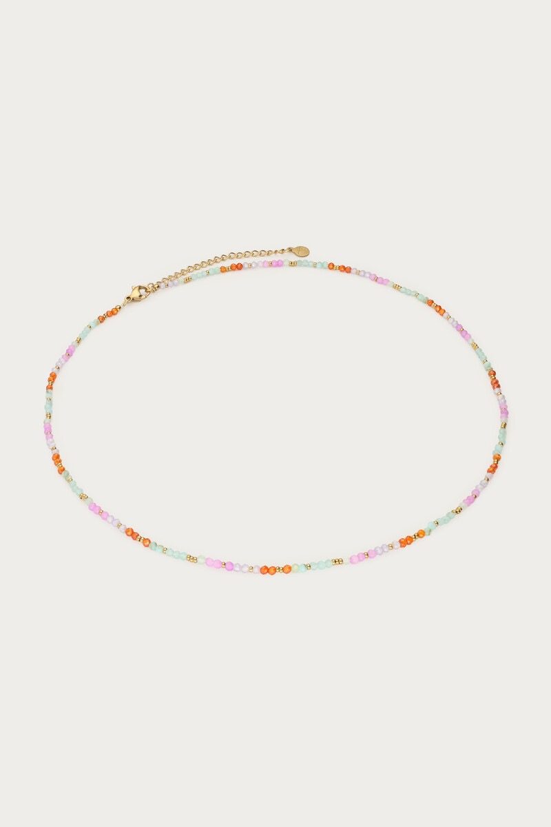 My Jewellery Botanical ketting met blauwe kralen