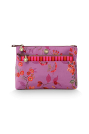 Pip Studio Toilettas Kawai Flower Combi  | Fuchsia roze