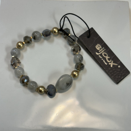 Just a touch armband grey elastic