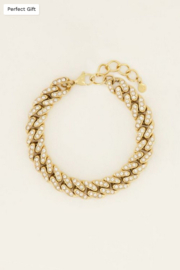 My Jewellery armband | armband met steentjes goud
