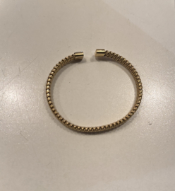 Go Dutch Label woven bangle - 14K
