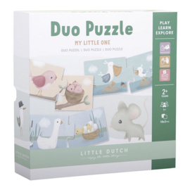 Little Dutch Duo puzzel | flowers en butterfies