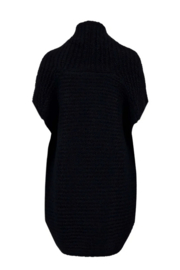 zusss mouwloos vest donkerblauw