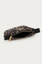 My Jewellery Zwarte kleine toilettas met panterprint
