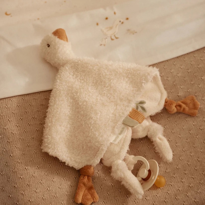 Little Dutch Knuffeldoekje Wit Little Goose