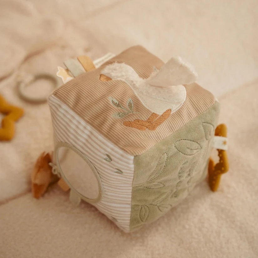 Little Dutch Activiteitenkubus beige Newborn Naturals