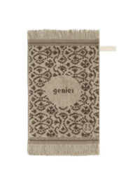 Zusss gastendoek geniet zand/leem
