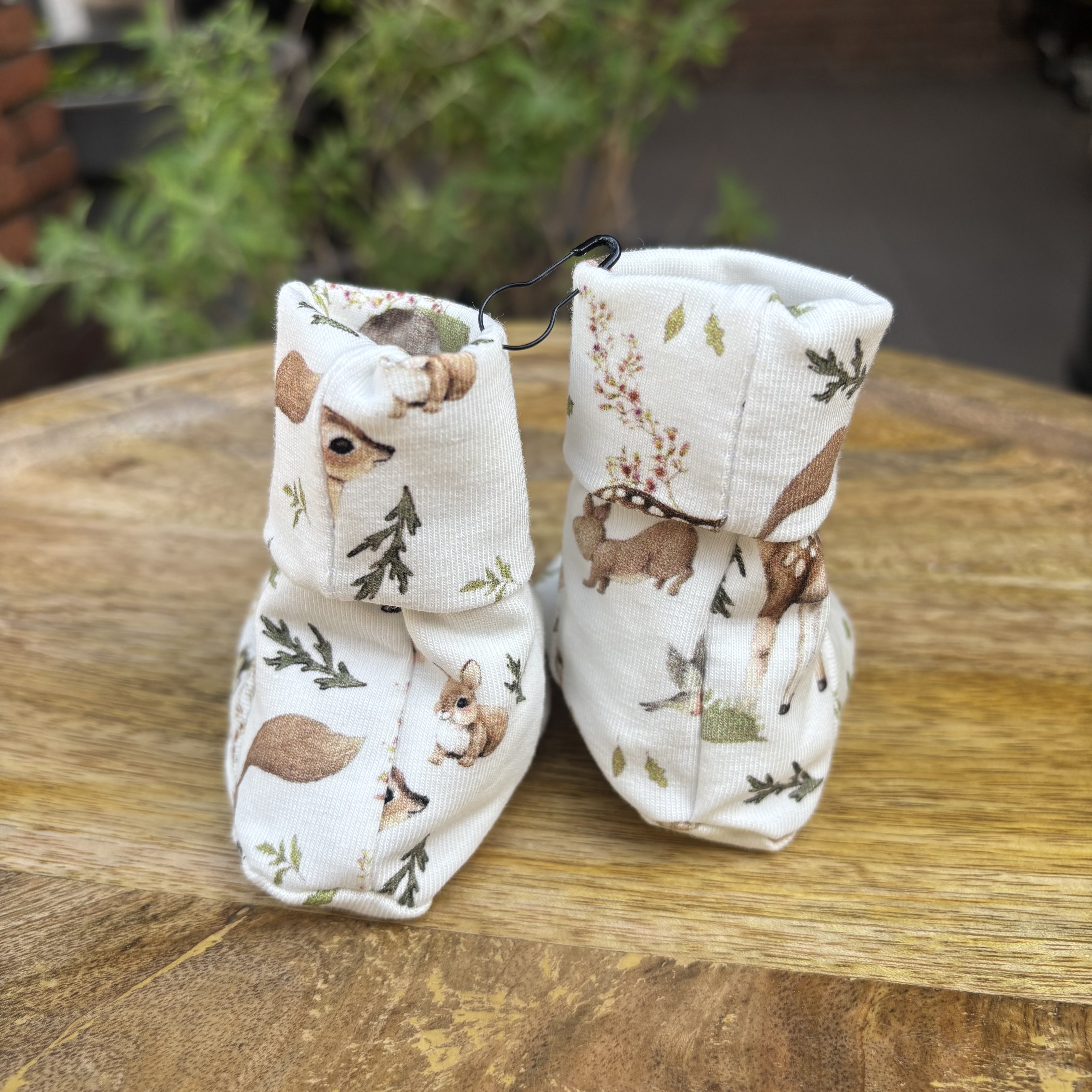 Petite Jenni slofjes bosdieren print