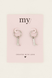 My Jewellery oorbellen | laarsjes zilver