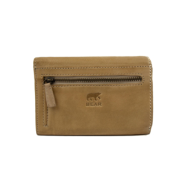 Bear Design overslag portemonnee 'Flappie' | beige