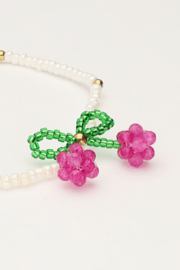 My Jewellery armband | met kralen cherry goud