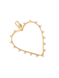 rose en camellia bedel hart met parels