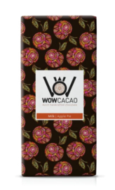 WOW cacao chocolade reep | apple pie milk