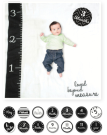 Lulujo Baby's First Year Swaddle & Cards | Loved beyond measure