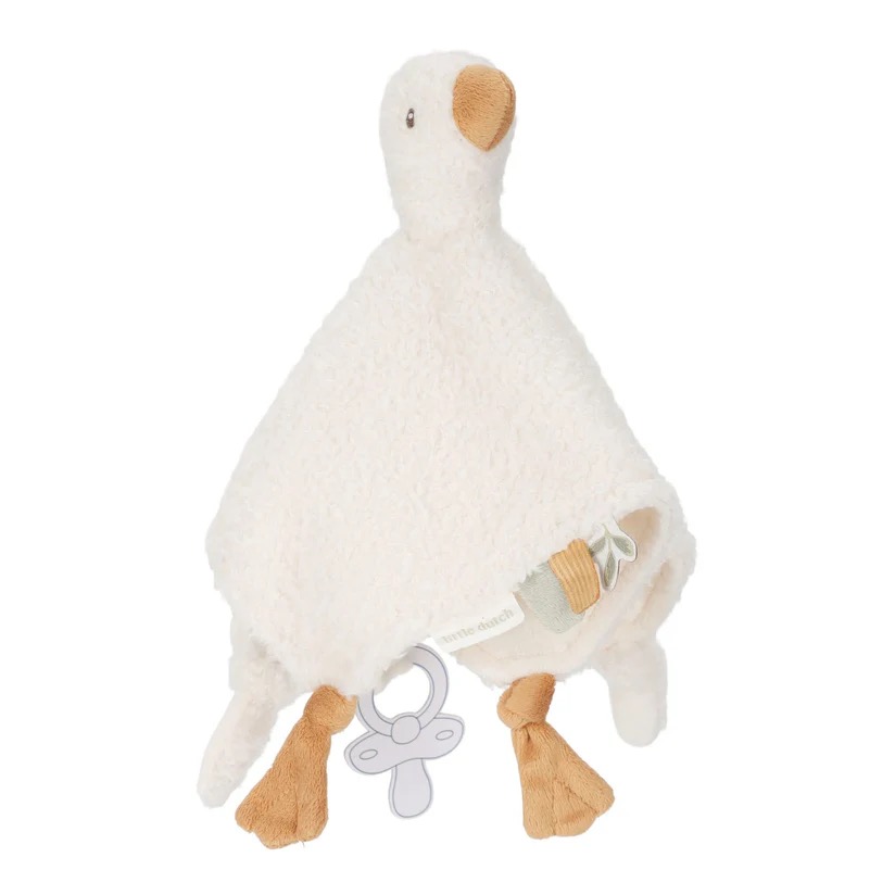 Little Dutch Knuffeldoekje Wit Little Goose